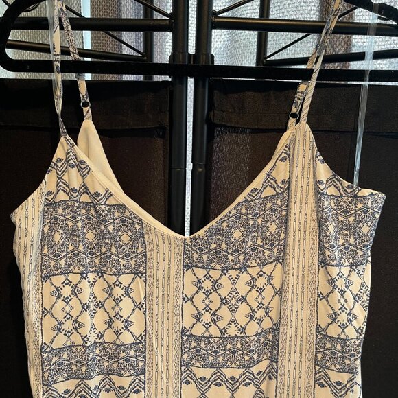 Emily Wonder Blue and White Maxi Sundress - Size L - NWT - Picture 9 of 9
